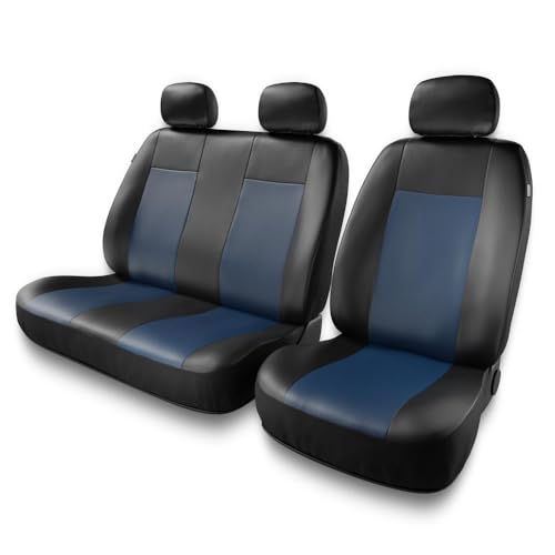 Mossa Coprisedili Compatibili Con Fiat Talento (2016-2020) - Fodere Sedili - Set Coprisedili Auto Universali - Bc-Bl