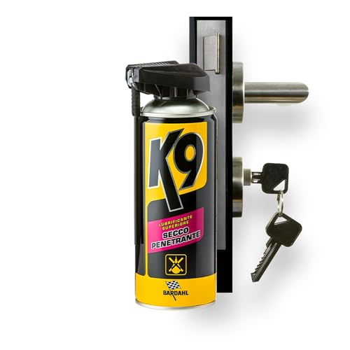 Bardahl K9 - Lubrificante Superiore Secco Penetrante, Elimina Usura E Attriti, Spray Al Ptfe Per Serrature E Cerniere, Compatibile Con Legno, Cuoio, G