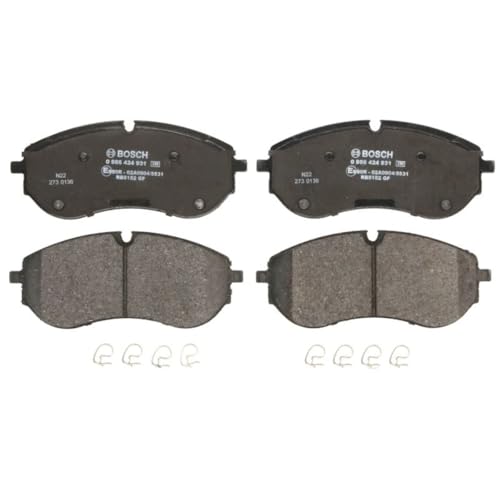 Bosch Bp2549 Pastiglie Freno - Certificato Ece-R90-1 Set Di 4 Pastiglie