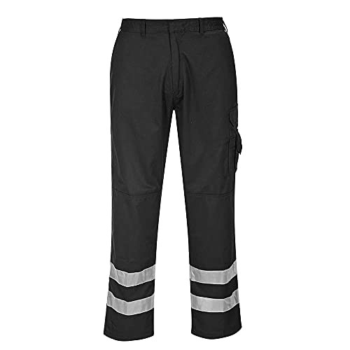 Portwest Iona Safety Trousers, Colorblack Talla Xxl