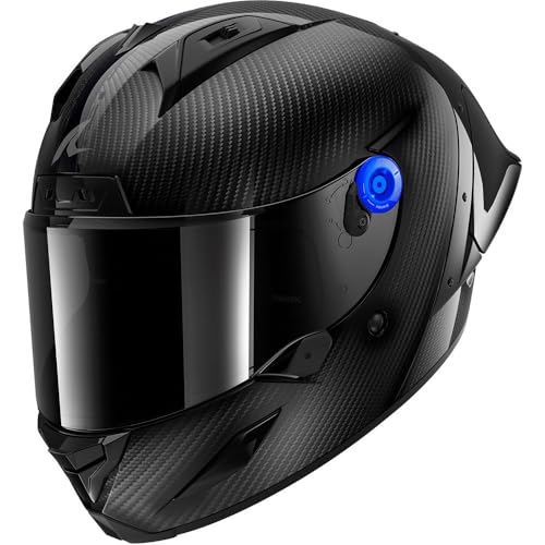 Shark, Casco Moto Integrale Aeron Gp Fim Full Carbon Black Carbon Dkd, M