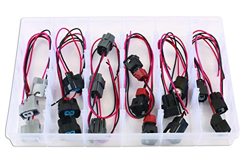 Connect 37551 Assorted Injector Connector Kit, Japanese Vehicles 18Pc