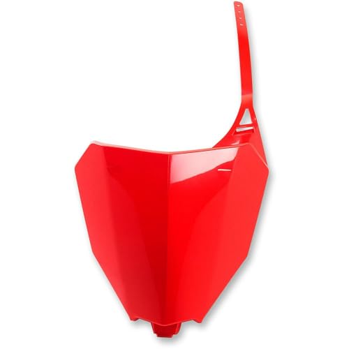 Ufo Plast Portanumero Anteriore Rosso Honda Crf 450Rx 2017-2020