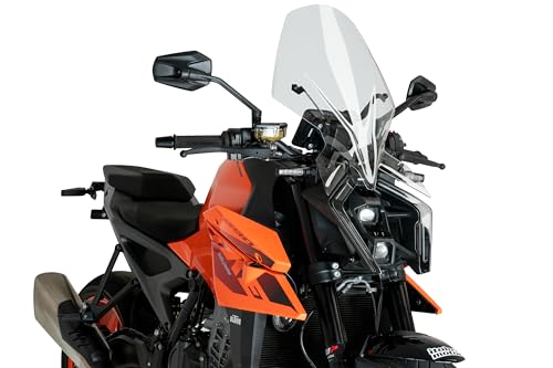 Puig 21996W Carenabris New Generation Touring– Protezione Aerodinamica E Stile Per La Tua Moto Naked, Trasparente