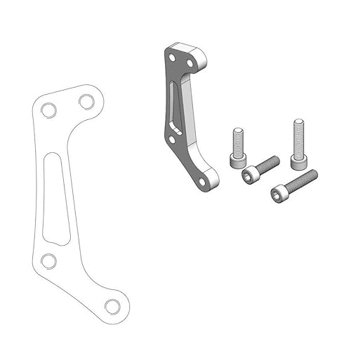 Moto Master Adattatore Staffa Per Pinza Supermoto Racing 300Mm