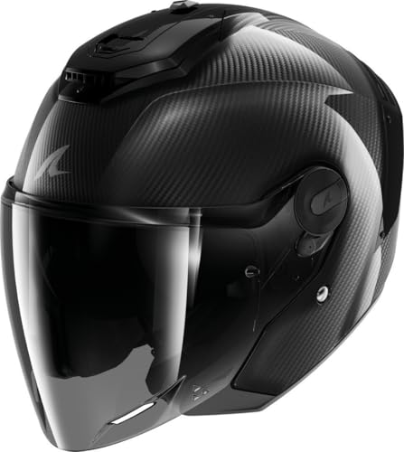 Shark, Casco Moto Jet Rs Jet Full Carbon Anthracite Carbon Dad, M
