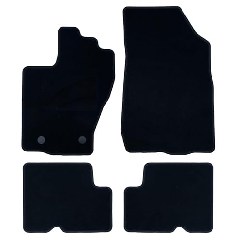 Occ Design - Tappetini Auto, Compatibile Con Dacia Duster (2014-2018), Velluto/Polipropilene, Ancora Originale, Retro Antiscivolo, Coppa Del Tallone,