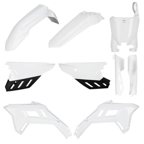 Kit Plastiche Revolution 7 Pezzi (Con Parasteli E Cover Air Box) Honda Colore Bianco