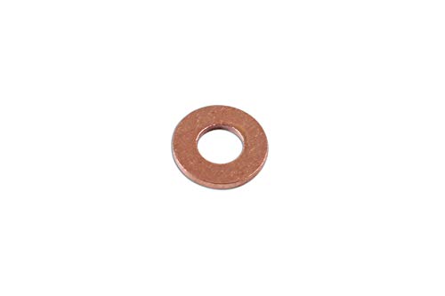 Connect Workshop Consumables 36765 Common Rail Copper Injector Washer 13.85 X 7.3 X 1.4Mm 12Pc