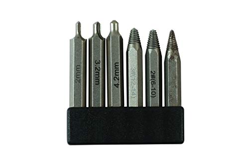 Laser 7292 Screw Extractor Bit Set 6Pc