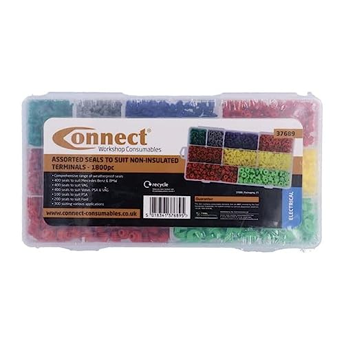 Connect 37689 Assorted Seals To Suit Non-Insulated Terminals 1800Pc