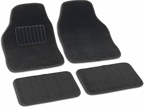Bottari 14082 Set 4 Pezzi Tappeti Moquette Universale Easy, Nero