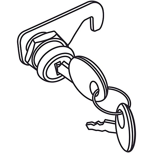 Shad 200451R Ricambio Bombin Per Baule Atv 80, Argento