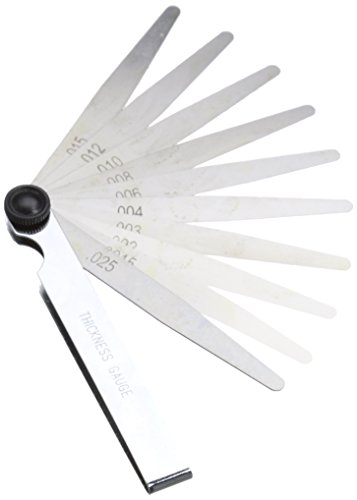 Laser 0868 Imperial Feeler Gauge - 10 Blades