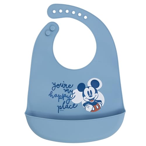 Babero In Silicone Mickey Mouse Full Of Smiles