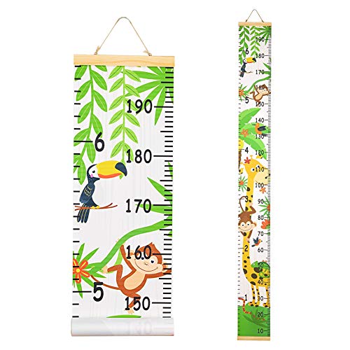 Beinou Tabella Dell'Altezza Della Parete Tabella Di Crescita Per Bambini Righello Da Parete In Legno 7.9'' X 79''
