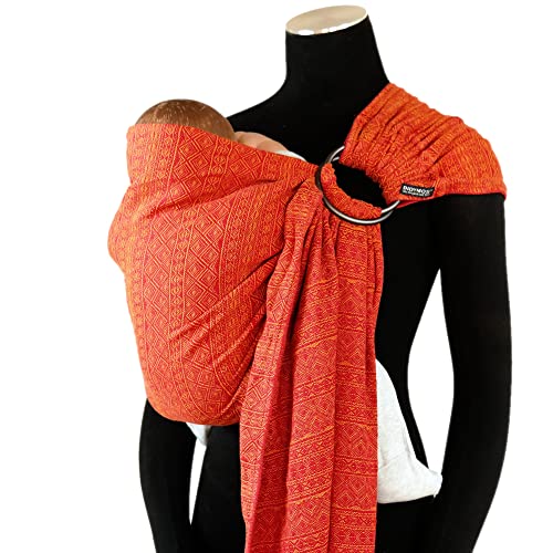 Didymos 20095 - Portabebè Didysling, Modello Indio Rubino-Mandarino