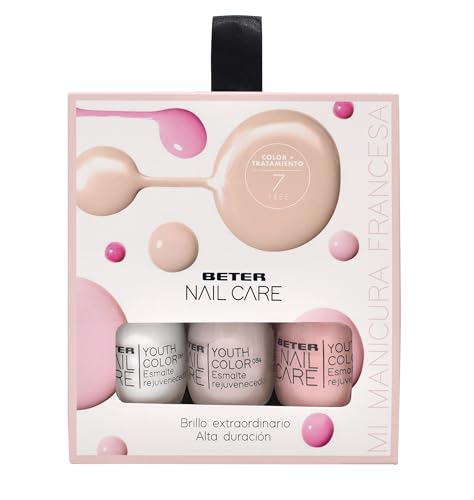 Beter Nail Care - Set Di 3 Smalti Per Manicure Francese A Lunga Durata