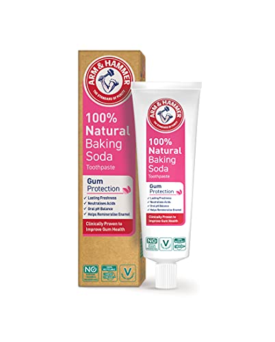 Arm & Hammer Dentifricio 100% Naturale Per La Protezione Delle Gomme Da Bicarbonato Di Sodio, 75