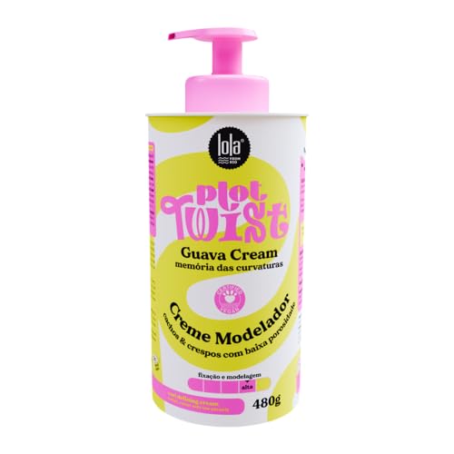 Lola Cosmetics - Plot Twist Guava Cream - Definizione E Controllo Per Tutti I Tipi Di Capelli - Arricchita Con Burro Di Guava - Texture Leggera E Non