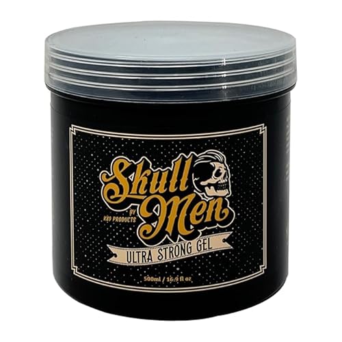 Skull Men Ultra Strong Gel Fissante Ultra Forte – 500 Ml (Piccolo, 500 Ml)