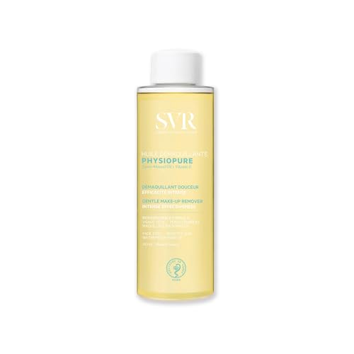 Svr - Olio Struccante Douceur Physiopure - Efficacia Intensa - Elimina Il Trucco Impermeabile - Per Pelli Sensibili - Viso, Yex, Labbra - 150 Ml