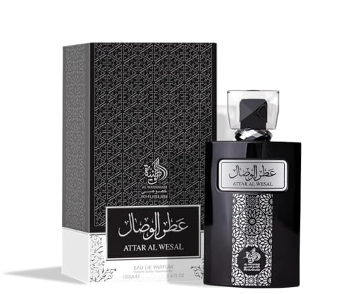 Al Wataniah Attar Al Wesal - Profumo Di Lusso Unisex, Eau De Parfum 100 Ml, Fragranza Esotica E Raffinata, Aroma Persistente Per Uomini E Donne