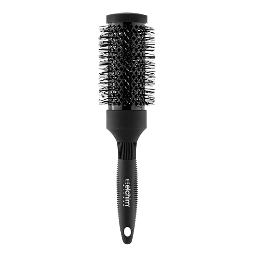 Spazzola Per Capelli Professionale Elchim Grande 42Mm - Spazzola Rotonda Termica Con Setole Di Nylon Molto Resistenti, Per Asciugare, Per La Piega, An