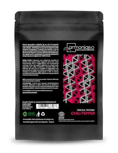 Henné Chili Pepper Ecocert Cosmos - Armoniabio