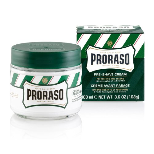 Proraso Crema Pre Barba Rinfrescante E Tonificante Con Olio Di Eucalipto E Mentolo 100Ml