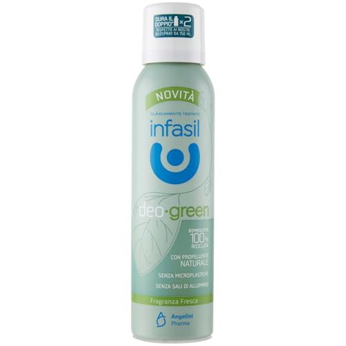 Infasil Deodorante Spray Green Fresco 125Ml, 125Ml