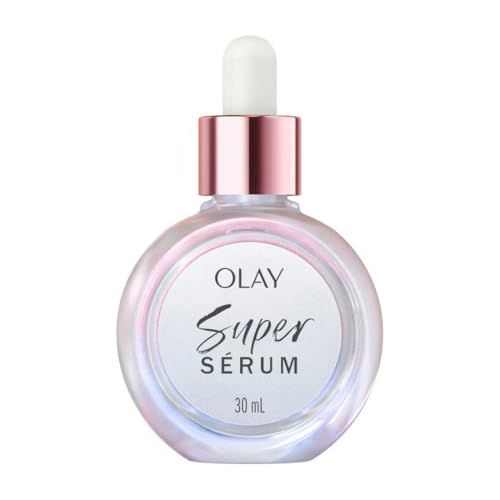 Olay Super Siero, Siero Viso Idratante Con Vitamina C, Niacinamide, Peptide Di Collagene, Cura Della Pelle Well-Aging, E Illuminante, 30 Ml