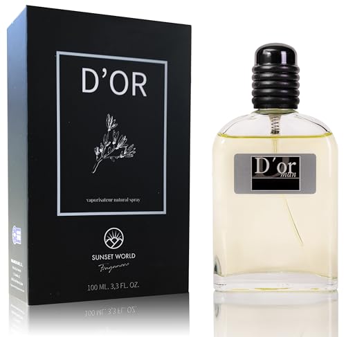 D’Or Man Acqua Di Colonia Intense 100 Ml. Compatibile E Ispirato A Diore Homme, Profumo Ai Feromoni Per Uomo, Profumi Equivalenti Uomo