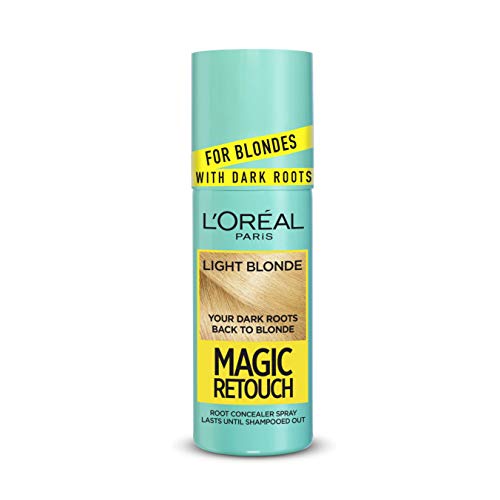 L'Oreal Magic Retouch - Spray Istantaneo Per Ritocchi Alla Radice Scura, Colore Biondo Chiaro