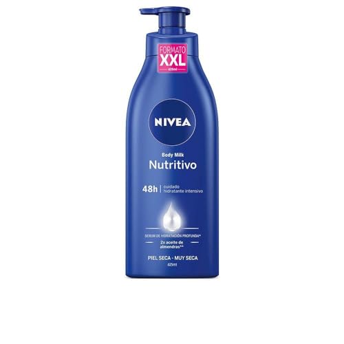 Nivea Body Milk Nutritivo (1 X Ml), Leche Corporal Para Una Hidratación Profunda Durante 48 H, Crema Hidratante Corporal Con Aceite De Almendras Para