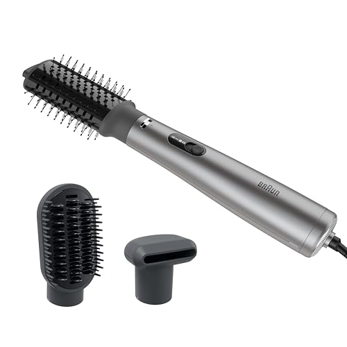 Spazzola Ad Aria Braun As4.3, Air Styler Ad Alte Prestazioni, Spazzola Ad Aria Calda Con Spazzola Ovale Termica Volumizzante E Spazzola Piatta Liscian