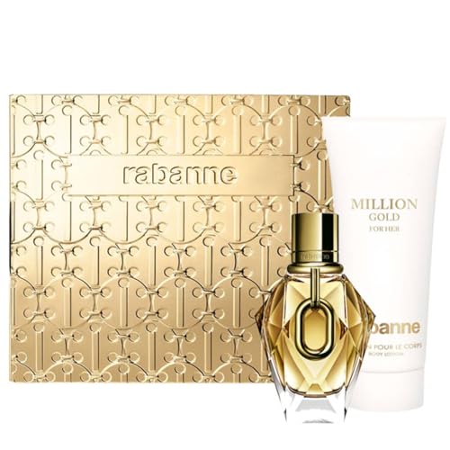 Paco Rabanne Million Gold For Her Confezione Regalo Donna Profumo Edp 50 Ml E Latte Corpo 100 Ml