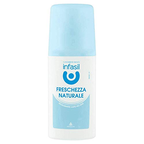 Infasil, 3 Deodoranti, Freschezza Naturale, Spray, 75 Ml, No Gas