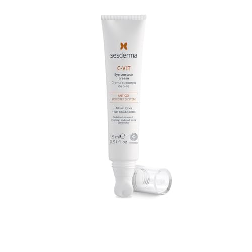Sesderma C-Vit, Crema Per Gli Occhi, 15 Ml, Facile Da Rigenerare Contro Rughe E Occhiaie, Con Vitamina C E Nanotecnologia Per Pelle Luminosa, Umidità