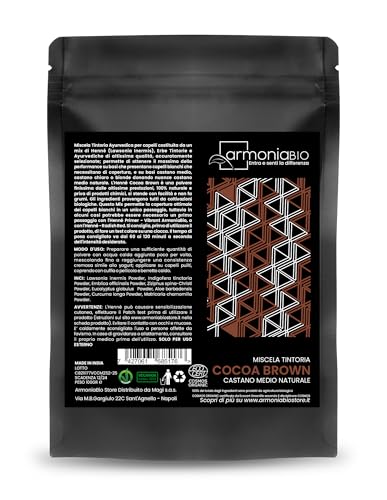 Henné Cocoa Brown Castano Medio Naturale Ecocert Cosmos - Armoniabio