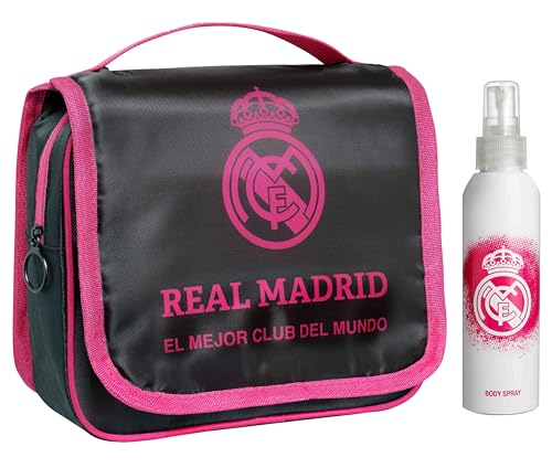 Real Madrid Beauty Case Femminile Con Colonia Corpo 150 Ml
