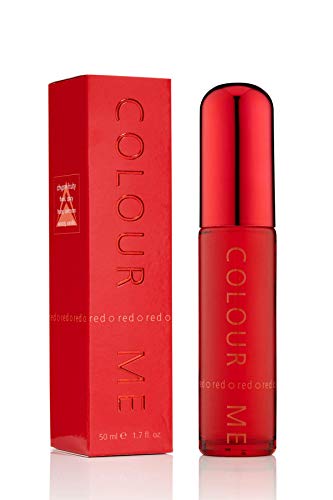 Colour Me Red Perfume For Women. 50Ml Eau De Parfums. Luxury Fragrance - Ladies Perfume, Long Lasting Womens Perfumes By Milton-Lloyd