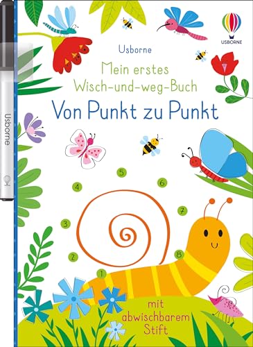 Mein Erstes Wisch-Und-Weg-Buch: Von Punkt Zu Punkt: Mit Abwischbarem Stift