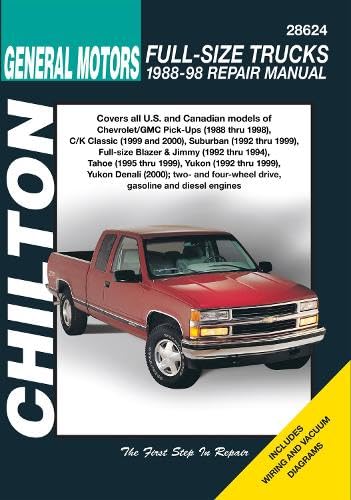 Chilton'S General Motors-Full-Size Trucks 1988-98 Repair Manual
