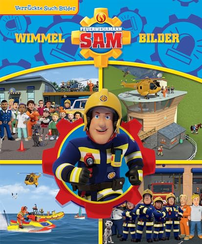 Feuerwehrmann Sam - Verrückte Such-Bilder - Wimmelbuch - Pappbilderbuch Mit Wattiertem Umschlag