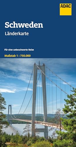 Adac Länderkarte Schweden 1:750.000