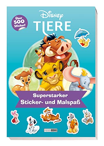 Disney Tiere: Superstarker Sticker- Und Malspaß: Sticker- Und Malblock