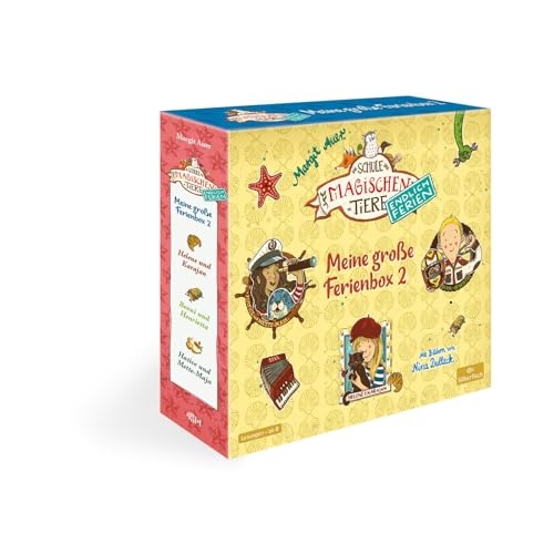 Die Schule Der Magischen Tiere - Endlich Ferien: Meine Große Ferienbox 2: »Helene Und Karajan«, »Benni Und Henrietta«, »Hatice Und Mette-Maja«: 6 Cds