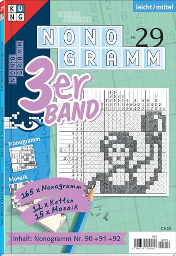 Nonogramm 3Er-Band 29: Rätsel Fürs Auge