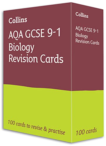 Collins Gcse Grade 9-1 Revision Aqa Gcse 9-1 Biology Revision Cards Ideal For The 2024 And 2025 E: Ideal For The 2025 And 2026 Exams